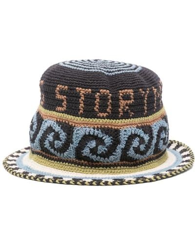 STORY mfg. Brew Crochet Knit Hat - Black