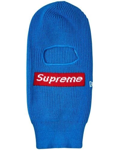 Supreme X New Era cagoule à logo Box - Bleu