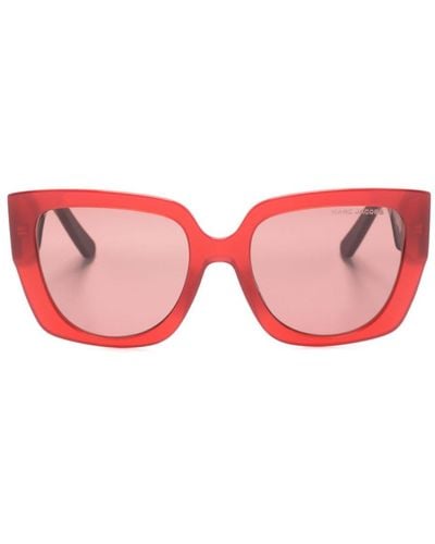 Marc Jacobs Sonnenbrille im Oversized-Look - Pink