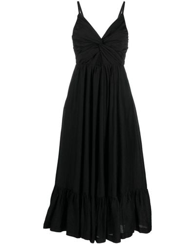 Sabina Musayev Sleeveless -blend Midi Dress - Black