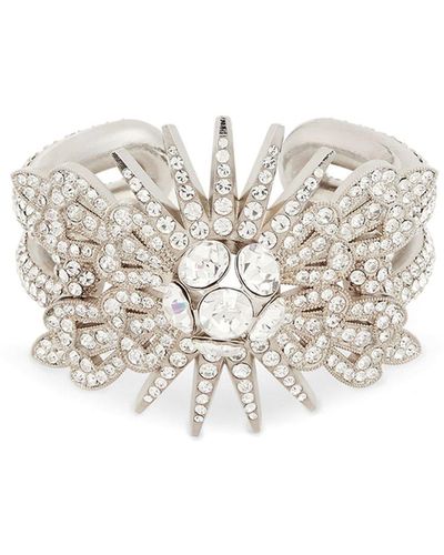 Rabanne Crystal-embellished Bracelet - White