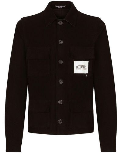 Dolce & Gabbana ボタン シャツ - ブラック