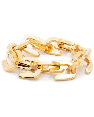 Givenchy Bracelet en chaîne à motif G - Métallisé