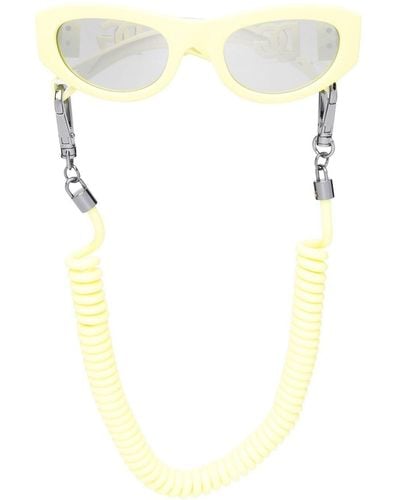 Dolce & Gabbana Square Tinted Sunglasses - White