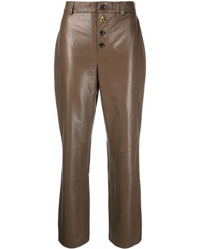 Aeron Pantalones slim con diseño de cinco bolsillos - Marrón