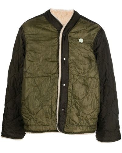 OAMC Quilted Single-breasted Jacket - Green
