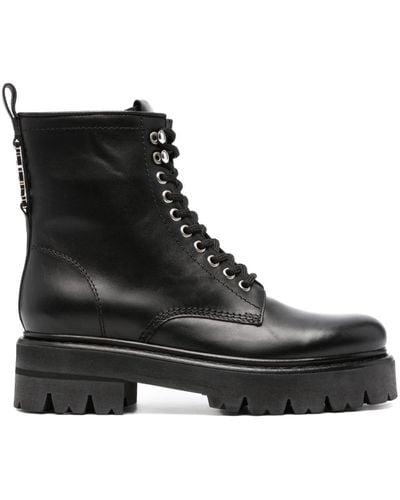DSquared² Icon Clubbing Combat Boots - Black
