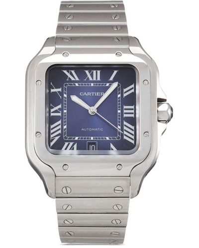 Cartier Reloj Santos de de 40mm 2023 sin uso - Azul