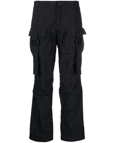 Fendi Low-rise Cargo Sport Pants - Blue