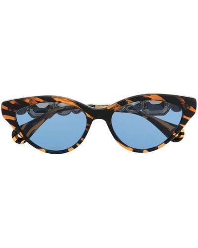 Lanvin Sonnenbrille mit Cat-Eye-Gestell - Blau