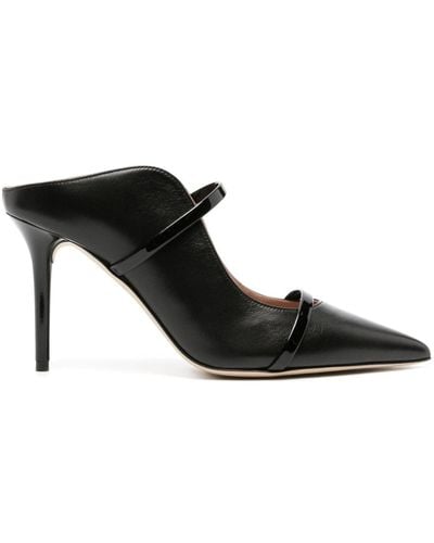 Malone Souliers Maureen 85mm Leather Mules - Black