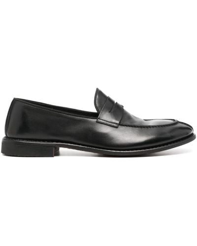 Alberto Fasciani Homer Leather Loafers - Black