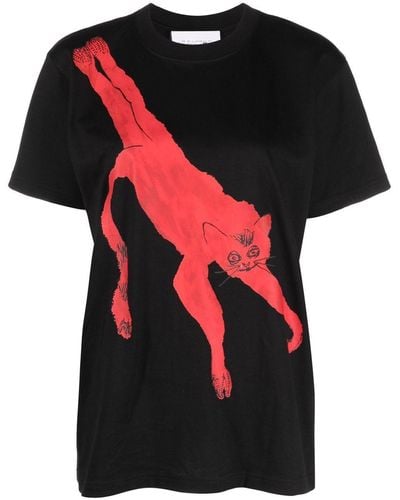 AZ FACTORY T-shirt con stampa suricato - Nero