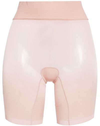 Wolford Sheer Touch Control Shorts - Pink