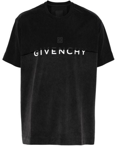 Givenchy Logo-print Layered T-shirt - Black