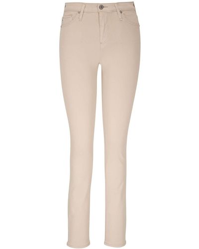 AG Jeans Prima Mid-rise Skinny Jeans - Natural