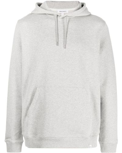 Norse Projects Long-sleeved Cotton Hoodie - Gray