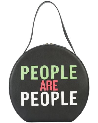 Christian Siriano People Are People Shoulder Bag - Black