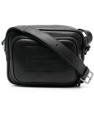 Emporio Armani Bandolera messenger con múltiples bolsillos - Negro