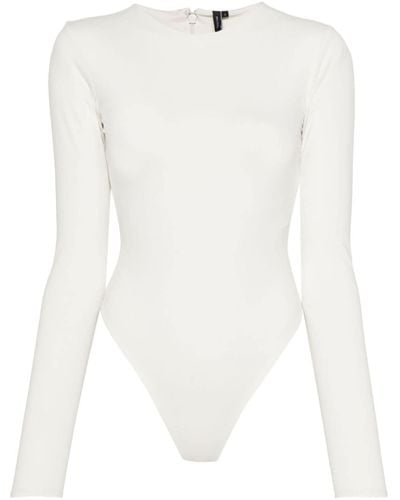Entire studios Long-sleeved Bodysuit - White