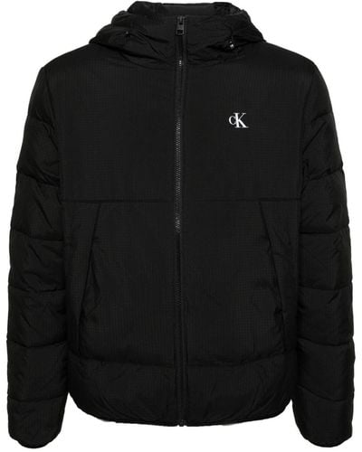 Calvin Klein Ripstop Padded Jacket - Black