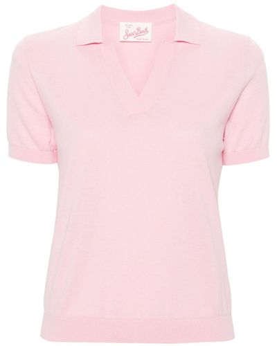 Mc2 Saint Barth Evonne cotton polo shirt - Pink