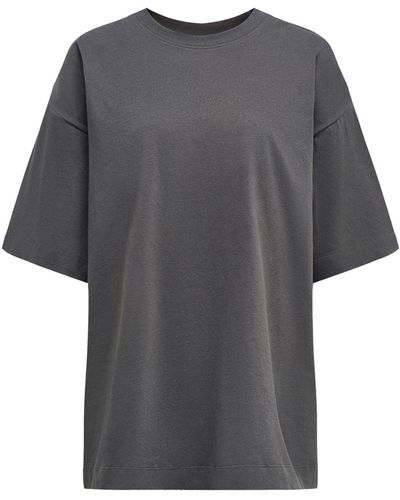 12 STOREEZ Short-sleeve Cotton T-shirt - Gray