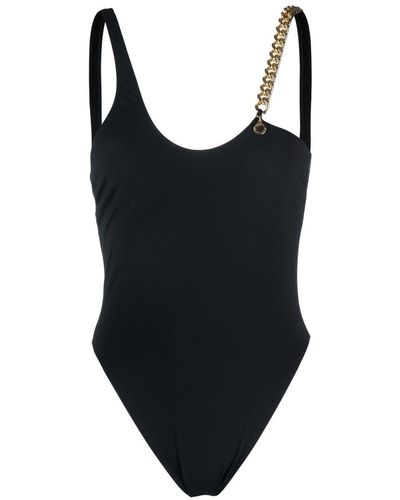 Stella McCartney Maillot de bain à détail de chaîne - Noir