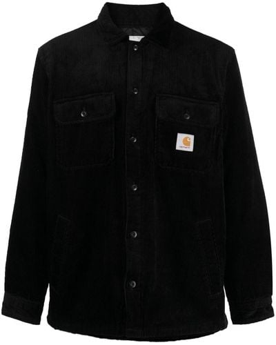 Carhartt Logo-patch Cotton Shirt Jacket - Black
