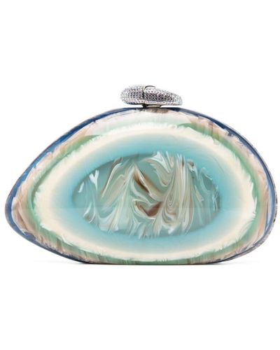 Benedetta Bruzziches Armonia Asymmetrische Clutch - Blauw