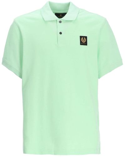 Belstaff Logo-appliqué Polo Shirt - Green