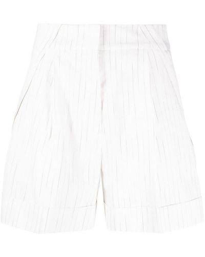 White Piazza Sempione Shorts for Women | Lyst