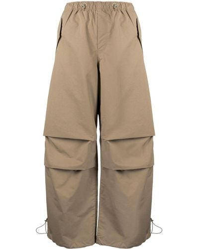 JNBY Pantalones anchos con detalle fruncido - Neutro