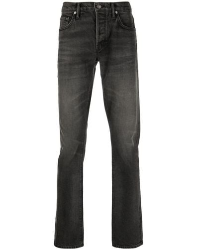 Tom Ford Selvedge-Jeans mit geradem Bein - Schwarz