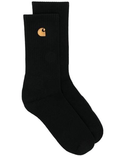 Carhartt Sokken Met Geborduurd Logo - Zwart