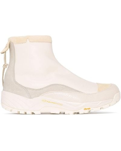 Our Legacy Panelled Ankle Boots - White