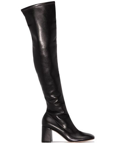 Gianvito Rossi Lyon 70mm Thigh-high Boots - Black
