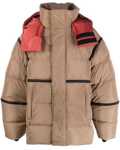 DSquared² Padded-panel Coat - Brown