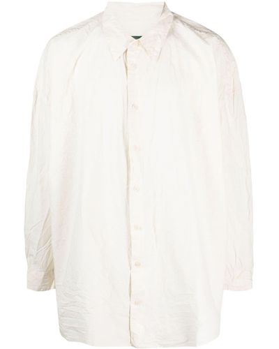 Casey Casey Hemd mit klassischem Kragen - Weiß