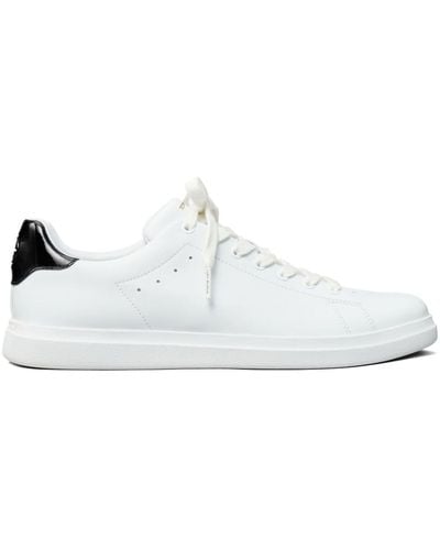 Tory Burch Howell Court Leather Trainers - White
