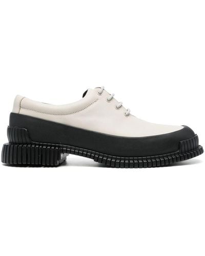 Camper Pix Contrasting-sole Lace-up Shoes - White