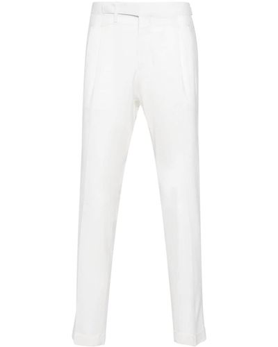 Briglia 1949 Quartieris Tapered-leg Pants - White