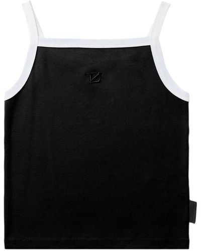 Izzue Logo-embroidered Tank Top - Black