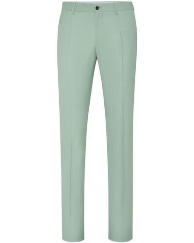 Philipp Plein Pantalones de vestir con pinzas - Verde