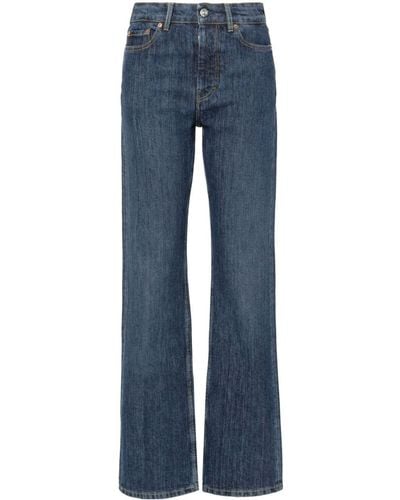 Our Legacy Linear Cut Straight-leg Jeans - Blue