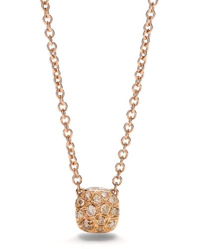 Pomellato 18kt rose gold Nudo brown diamond necklace - Metálico