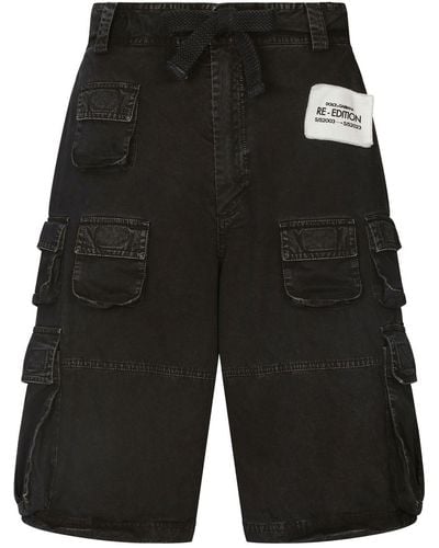 Dolce & Gabbana Denim Shorts - Zwart