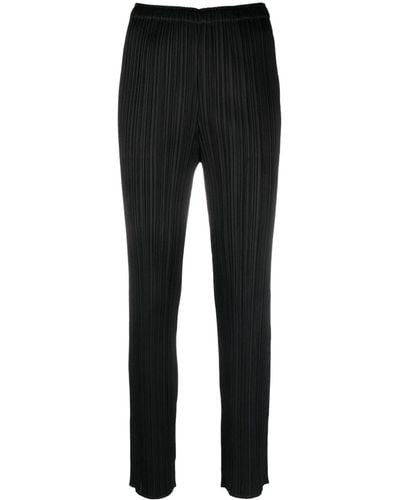 Pleats Please Issey Miyake Monthly Colors January Pants - Black