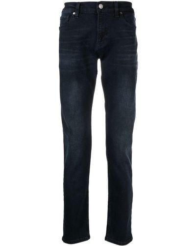 Calvin Klein Mid-rise Slim-fit Jeans - Blue