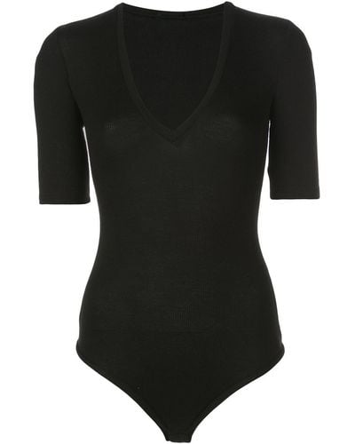 Alix Bedford Short-sleeve Bodysuit - Black